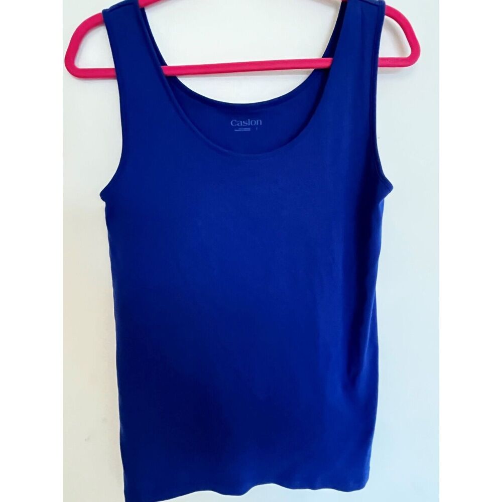 Caslon Women's Medium 100% Cotton Tank Top